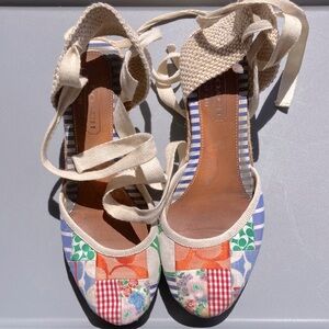 LAST CHANE Coach Patchwork Espadrilles 8